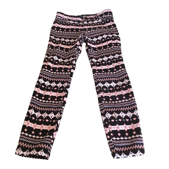 Children's Place Pants Black Stretchy Adjustable Waist Pixel Pattern Girls 10 - Picture 4 of 10